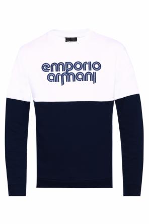 Logo-embroidered sweatshirt, zdjęcie 1 Logo-embroidered sweatshirt od Emporio Armani